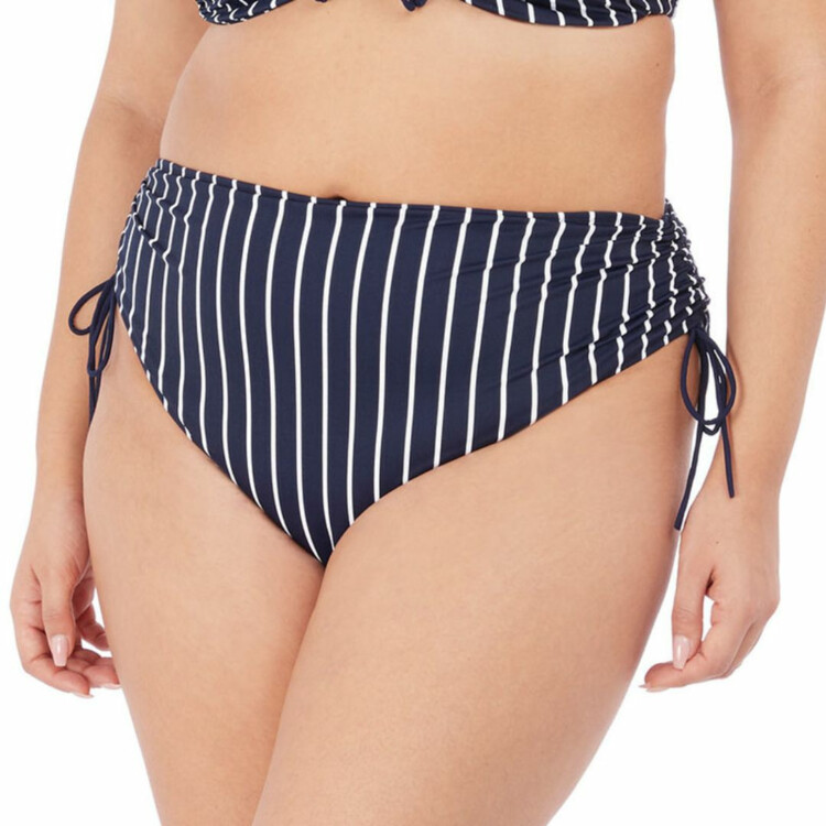 ES7277MST Plavky spodní díl ELOMI SWIM PLAIN SAILING ADJUSTABLE BIKINI MIDNIGHT STRIPE