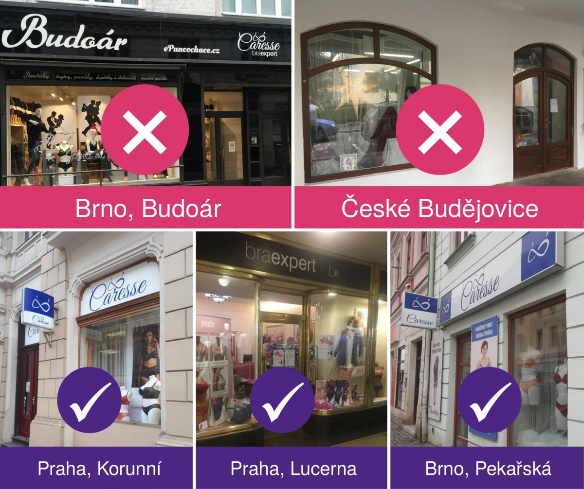 Smutná zpráva: 22.2. zavřeme Budoár a Budějovice. Dobrá zpráva: Velký outlet na všech pobočkách