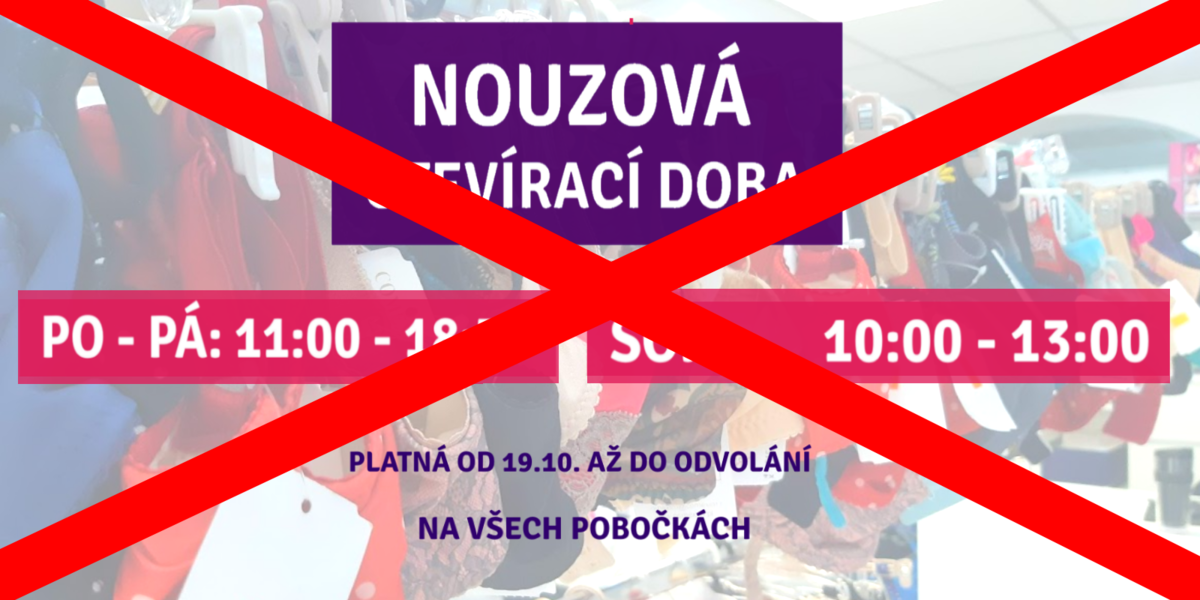 Pobočky dočasně uzavřeny