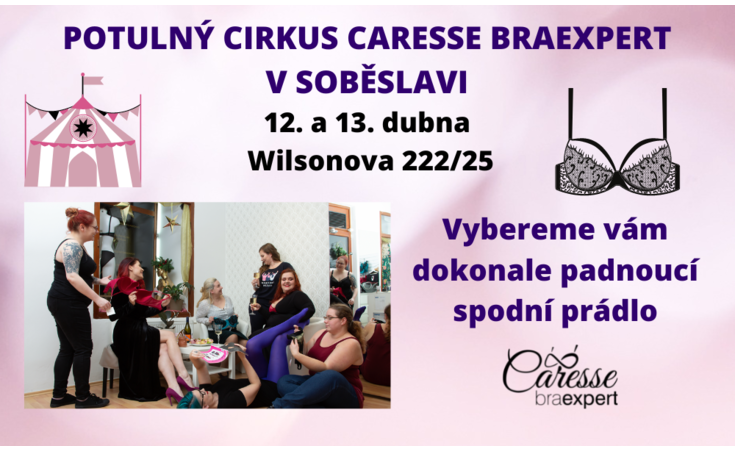 Potulný cirkus v Soběslavi 12. a 13. dubna