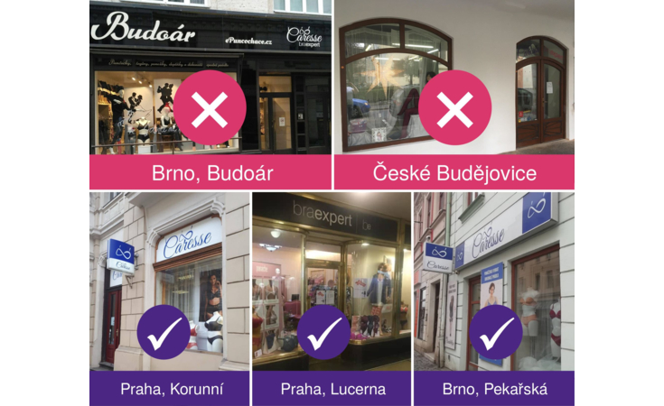Smutná zpráva: 22.2. zavřeme Budoár a Budějovice. Dobrá zpráva: Velký outlet na všech pobočkách