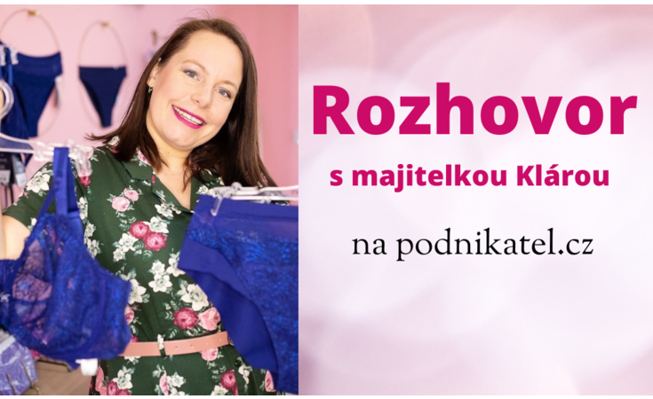 Rozhovor s majitelkou Klárou na podnikatel.cz