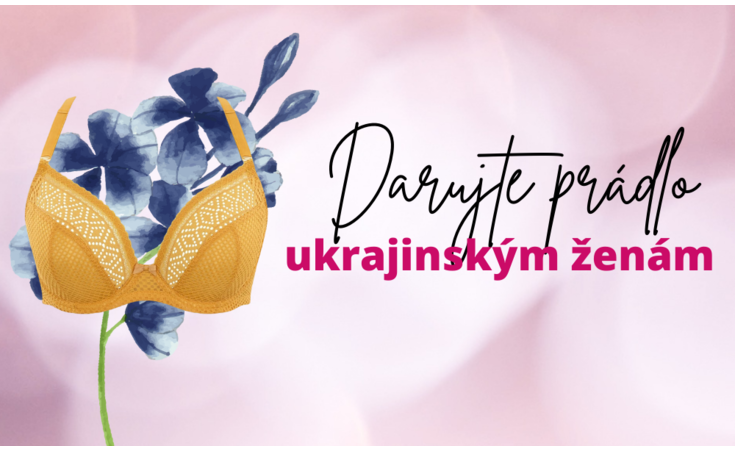 Darujte prádlo ukrajinským ženám