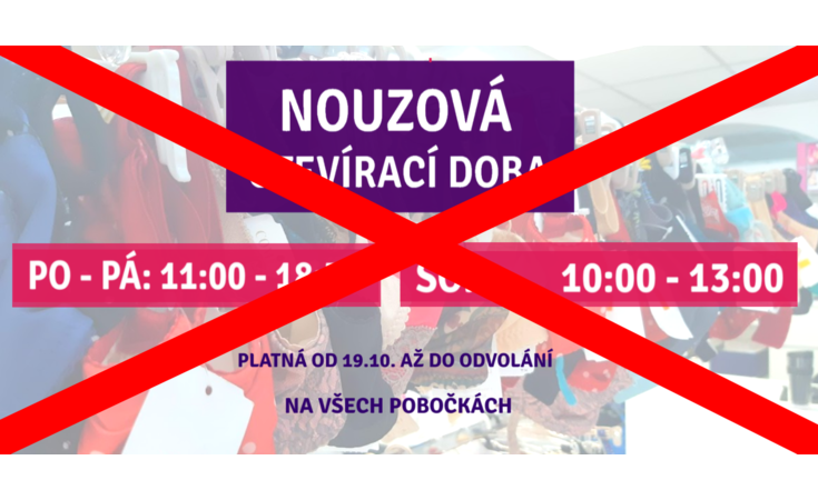Pobočky dočasně uzavřeny