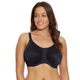 Podprsenka ELOMI ENERGISE UW SPORTS BRA WITH J HOOK BLACK