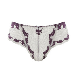 Kalhotky PANACHE CLARA NEW COMFORT BRIEF PLUM/SILVER