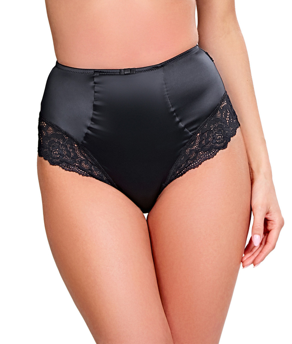 Kalhotky PANACHE QUINN HIGH WAIST BRIEF BLACK