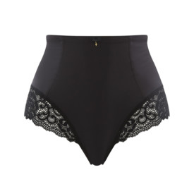Kalhotky PANACHE QUINN HIGH WAIST BRIEF BLACK