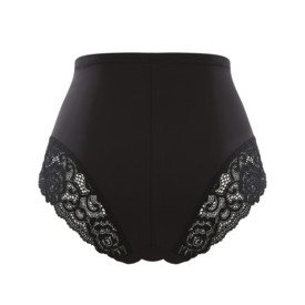 Kalhotky PANACHE QUINN HIGH WAIST BRIEF BLACK