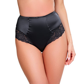 Kalhotky PANACHE QUINN HIGH WAIST BRIEF BLACK