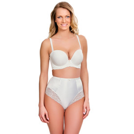 Kalhotky PANACHE QUINN HIGH WAIST BRIEF IVORY