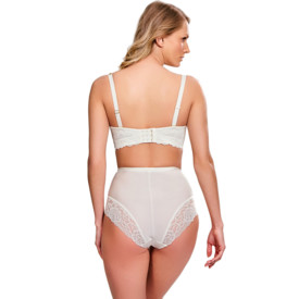 Kalhotky PANACHE QUINN HIGH WAIST BRIEF IVORY