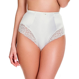 Kalhotky PANACHE QUINN HIGH WAIST BRIEF IVORY