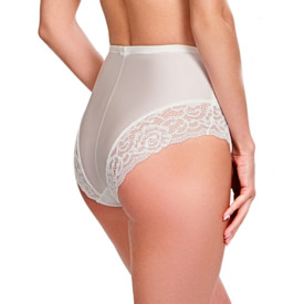 Kalhotky PANACHE QUINN HIGH WAIST BRIEF IVORY