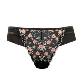 Kalhotky PARFAIT BRIANA BIKINI BRIEF BLACK FLORAL