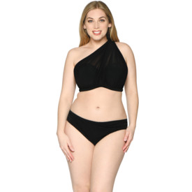 Plavky vrchní díl CURVY KATE WRAPSODY BIKINI BANDEAU BLACK