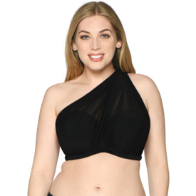 Plavky vrchní díl CURVY KATE WRAPSODY BIKINI BANDEAU BLACK