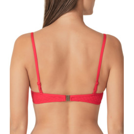 Plavky vrchní díl MARIE JO SWIM BRIGITTE HEART SHAPE PADDED TRUE RED