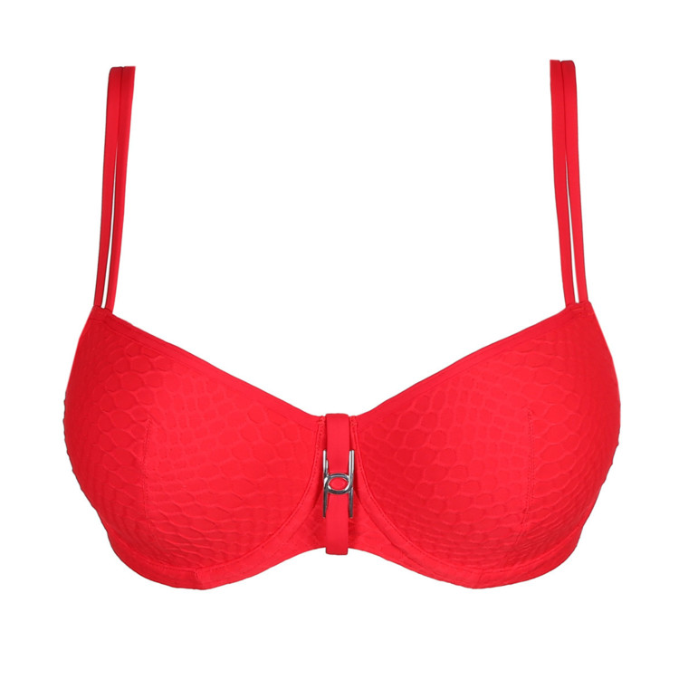 Plavky vrchní díl PRIMADONNA SWIM CANYON PADDED BALCONY TRUE RED
