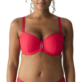 Plavky vrchní díl PRIMADONNA SWIM CANYON PADDED BALCONY TRUE RED