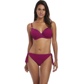 Plavky vrchní díl FANTASIE SWIM OTTAWA UW MOULDED GATHERED BIKINI TOP MULBERRY