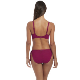 Plavky vrchní díl FANTASIE SWIM OTTAWA UW MOULDED GATHERED BIKINI TOP MULBERRY