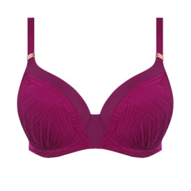 Plavky vrchní díl FANTASIE SWIM OTTAWA UW MOULDED GATHERED BIKINI TOP MULBERRY