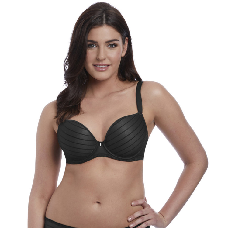 Podprsenka FREYA DECO CAMEO UW MOULDED PLUNGE BRA BLACK