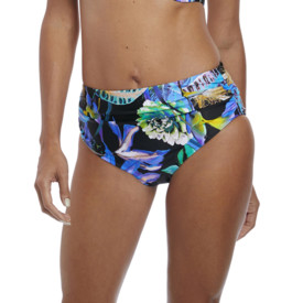 Plavky spodní díl FANTASIE SWIM PARADISE BAY DEEP GATHERED BRIEF AQUA MULTI