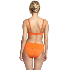 Plavky vrchní díl PANACHE SWIM MARINA MOULDED SWEETHEART BIKINI TOP TANGERINE