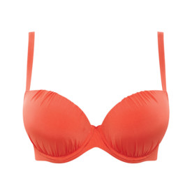 Plavky vrchní díl PANACHE SWIM MARINA MOULDED SWEETHEART BIKINI TOP TANGERINE