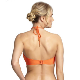 Plavky vrchní díl PANACHE SWIM MARINA BANDEAU BIKINI TOP TANGERINE