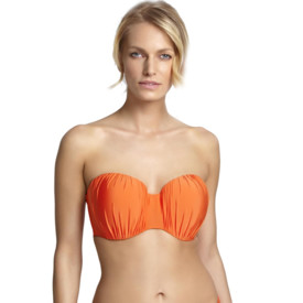 Plavky vrchní díl PANACHE SWIM MARINA BANDEAU BIKINI TOP TANGERINE