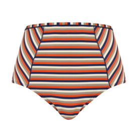 Plavky spodní díl PANACHE SWIM SUMMER HIGH WAIST PANT ORANGE MULTI