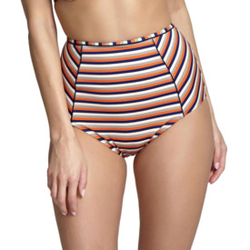 Plavky spodní díl PANACHE SWIM SUMMER HIGH WAIST PANT ORANGE MULTI