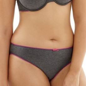 Kalhotky CLEO KOKO MUSE BRIEF CHARCOAL MAGENTA