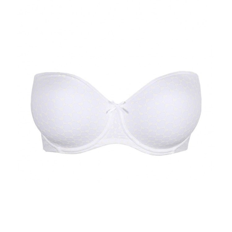 Podprsenka PRIMADONNA TWIST HAPPINESS PADDED STRAPLESS WHITE