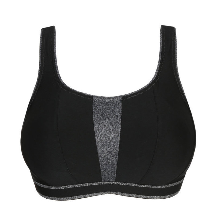 Podprsenka PRIMADONNA SPORT THE SWEATER WIRELESS BRA BLACK