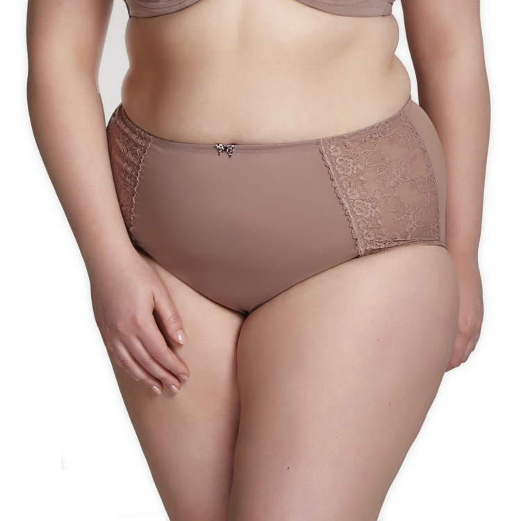 Kalhotky SCULPTRESSE CHI CHI HIGH WAIST BRIEF CAPPUCCINO