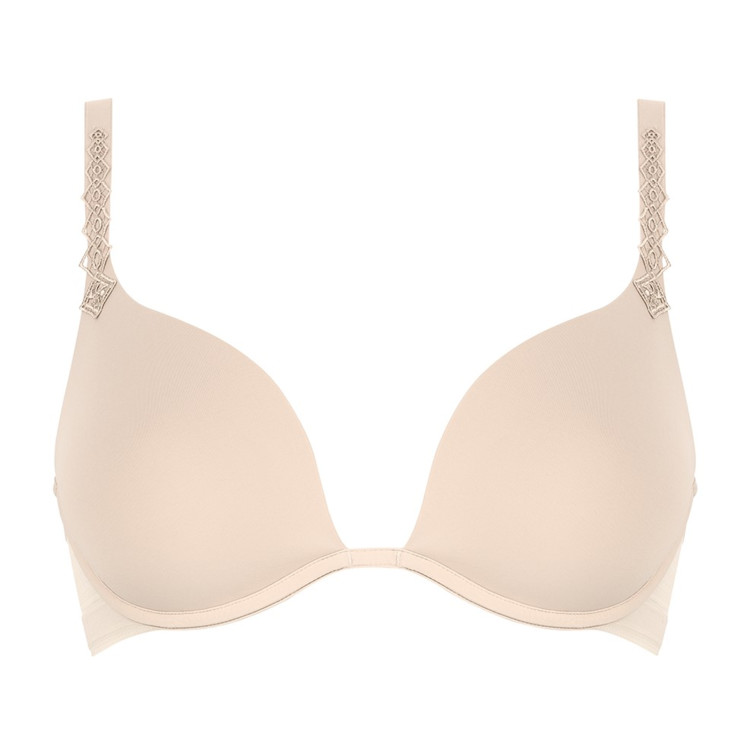 Podprsenka SIMONE PÉRÈLE MUSE TRIANGLE BRA CARAMEL