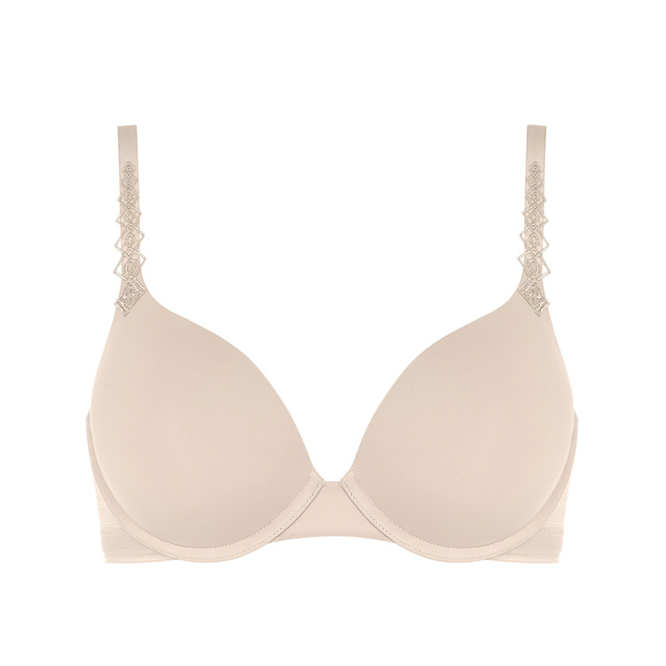 Podprsenka SIMONE PÉRÈLE MUSE PADDED PLUNGE BRA PEAU ROSÉE