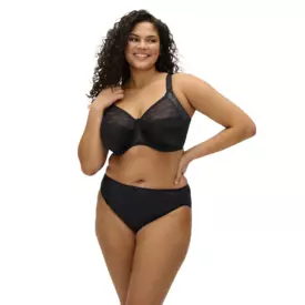EL4030BLK_ELOMI CATE UW FULLCUP BANDED BRA BLACK