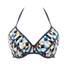 Plavky vrchní díl PANACHE SWIM JOLEE TRIANGLE BIKINI TOP HARLEQUIN
