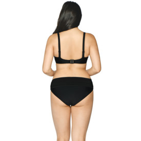 Plavky spodní díl CURVY KATE SHEER CLASS DEEP FOLDOVER BRIEF BLACK