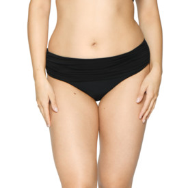 Plavky spodní díl CURVY KATE SHEER CLASS DEEP FOLDOVER BRIEF BLACK