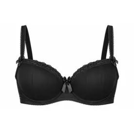 Podprsenka COMEXIM BASIC HALFCUP BRA BLACK
