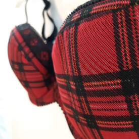 Podprsenka COMEXIM SCOTTIE PLUNGE RED