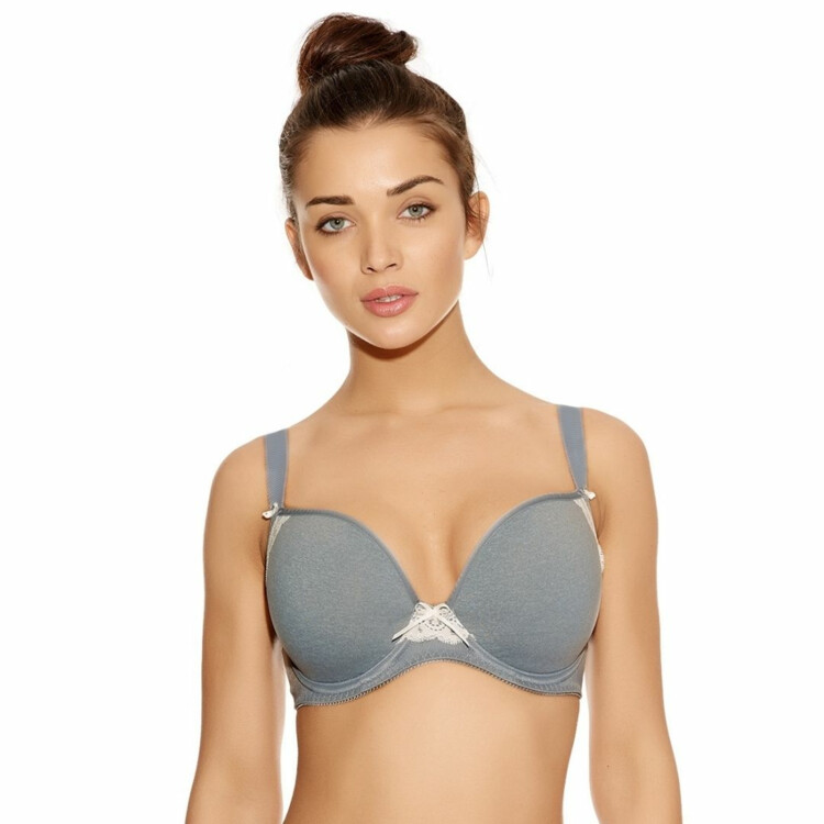 AA1561 Podprsenka FREYA DECO DELIGHT MOULDED PLUNGE BRA DOVE