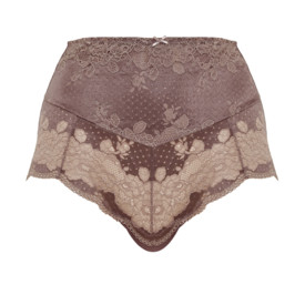 Kalhotky PANACHE CLARA HIGH WAIST BRIEF PRALINE