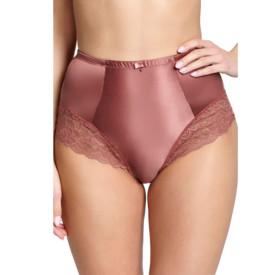 Kalhotky PANACHE QUINN HIGH WAIST BRIEF ROSE GOLD